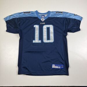 Vince Young Tennessee Titans Reebok Jersey NFL On Field Stitched Mens Size 48